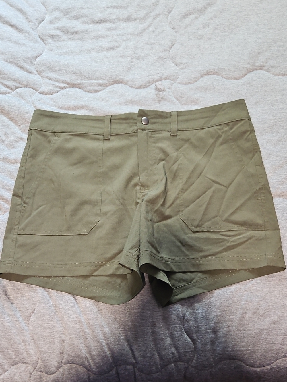 78. Joe Fresh Olive Utility Bermuda Shorts